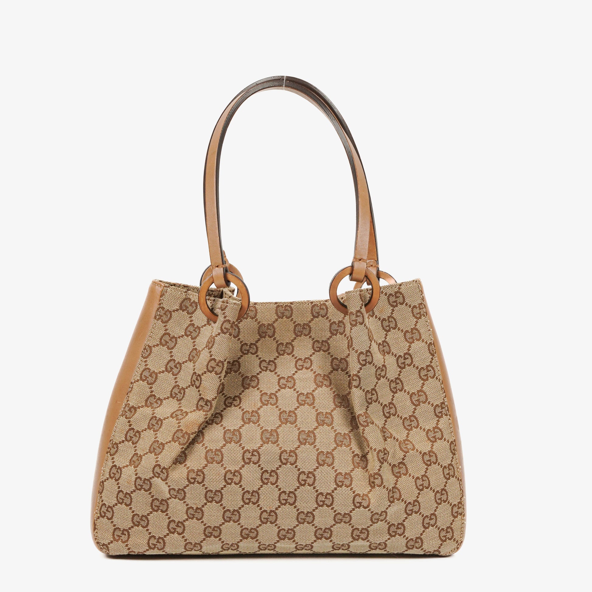 Gucci GG Canvas Tote Bag in Beige