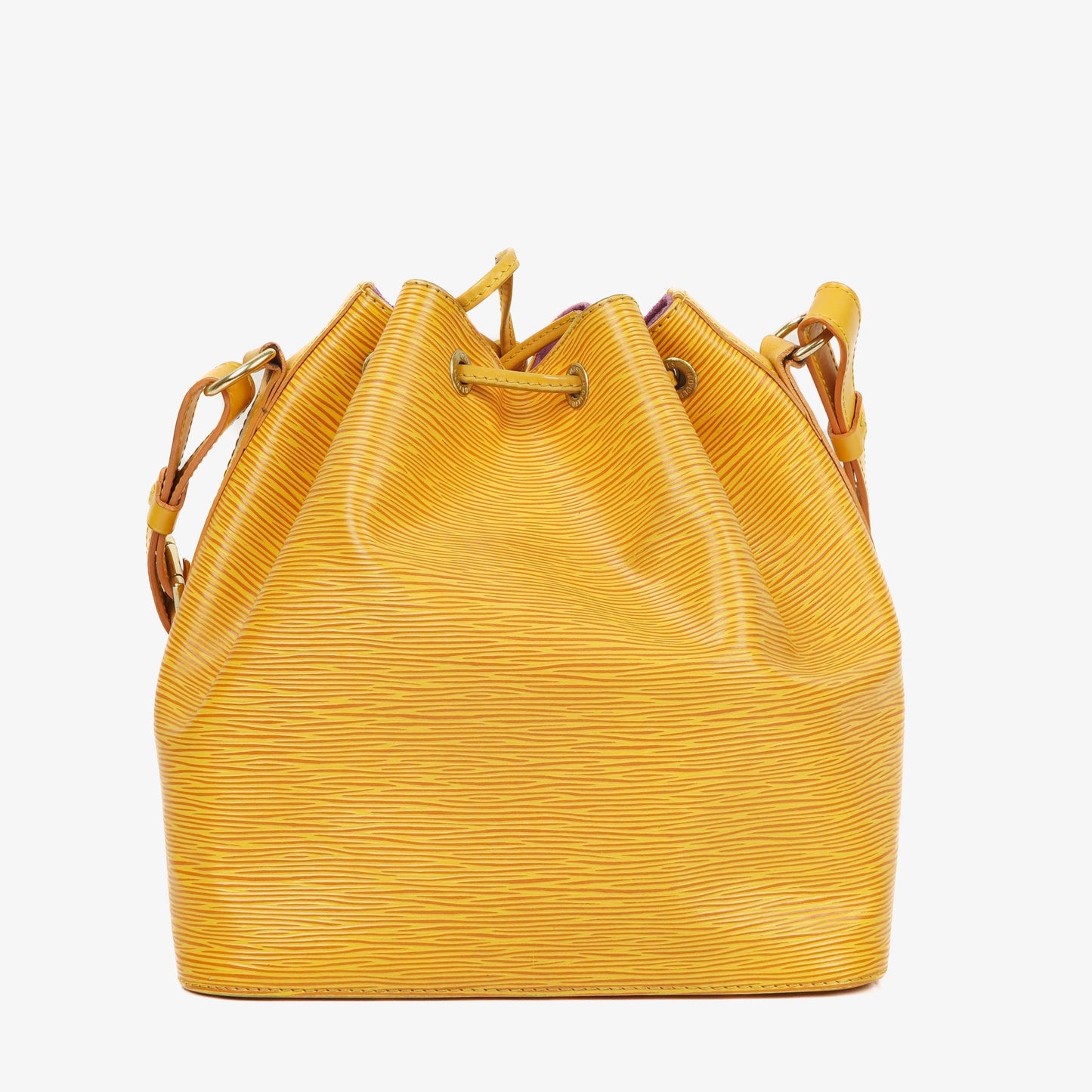 Louis Vuitton Petit Noe Schultertasche aus gelbem Epi Leder