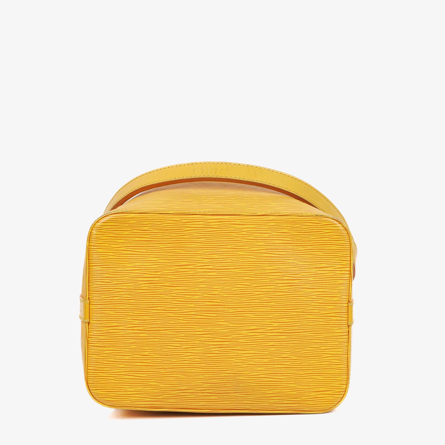 Louis Vuitton Petit Noe Schultertasche aus gelbem Epi Leder
