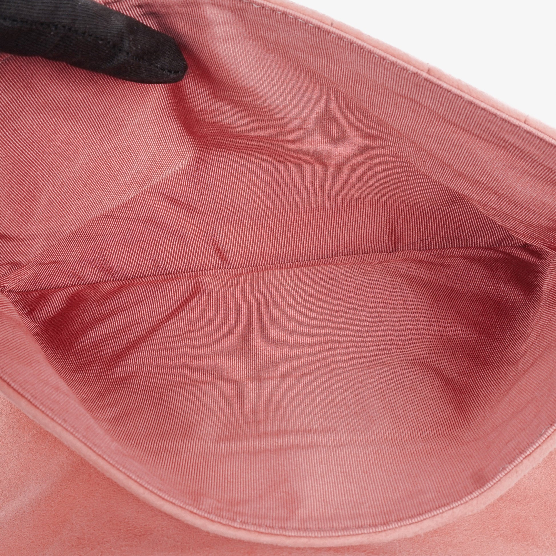 Chanel Chocolate Bar Mademoiselle Flap Tasche aus rosa Wildleder
