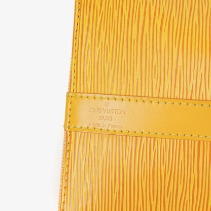 Louis Vuitton Petit Noe Schultertasche aus gelbem Epi Leder