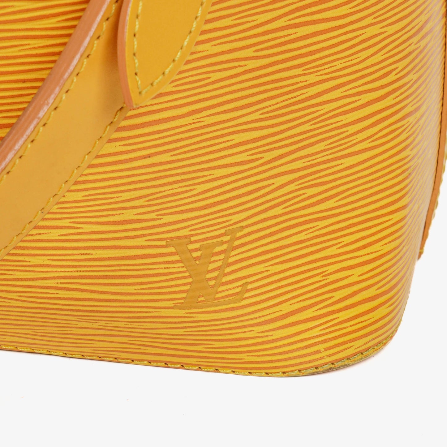 Louis Vuitton Petit Noe Schultertasche aus gelbem Epi Leder