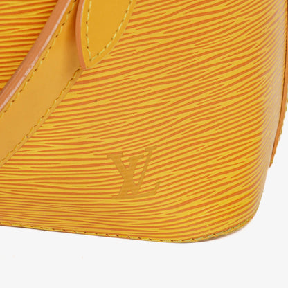 Louis Vuitton Petit Noe Schultertasche aus gelbem Epi Leder