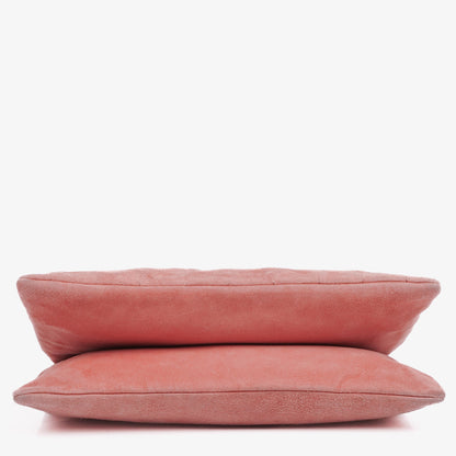 Chanel Chocolate Bar Mademoiselle Flap Tasche aus rosa Wildleder