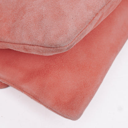 Chanel Chocolate Bar Mademoiselle Flap Tasche aus rosa Wildleder
