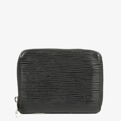 Louis Vuitton Zippy Münzbörse aus schwarzem Epi Leder