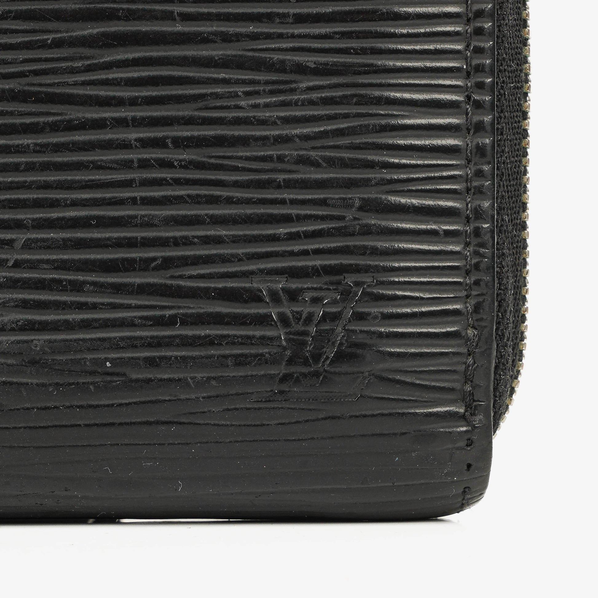 Louis Vuitton Zippy Münzbörse aus schwarzem Epi Leder