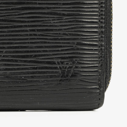 Louis Vuitton Zippy Münzbörse aus schwarzem Epi Leder