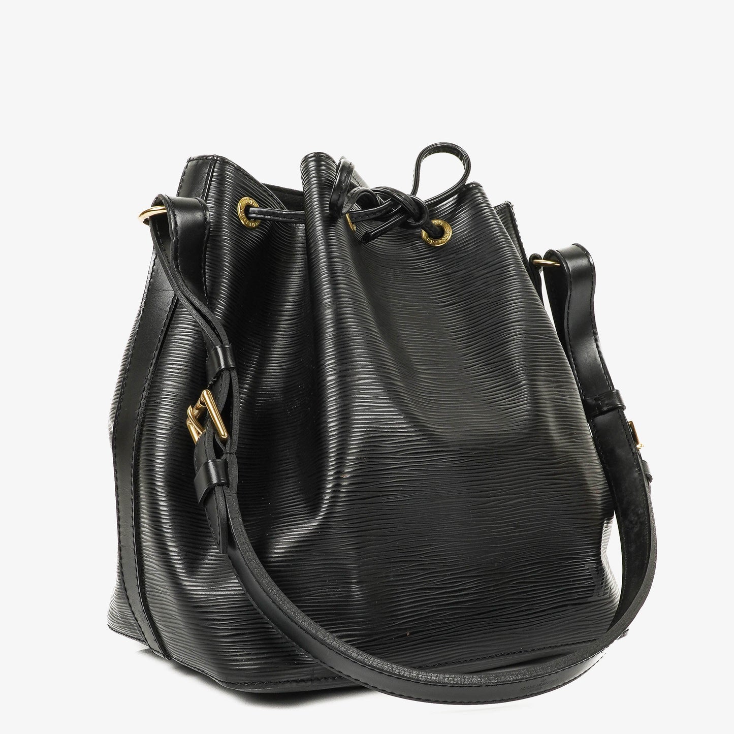 Louis Vuitton Petit Noe Schultertasche aus schwarzem Epi Leder