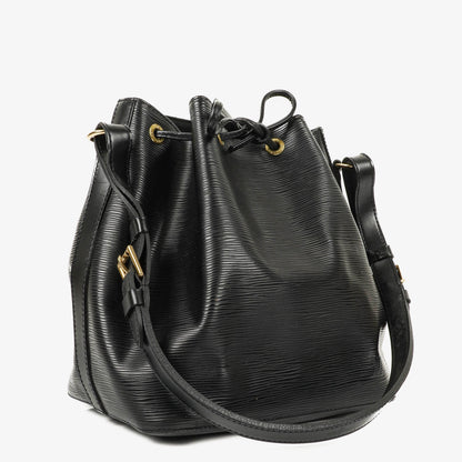 Louis Vuitton Petit Noe Schultertasche aus schwarzem Epi Leder