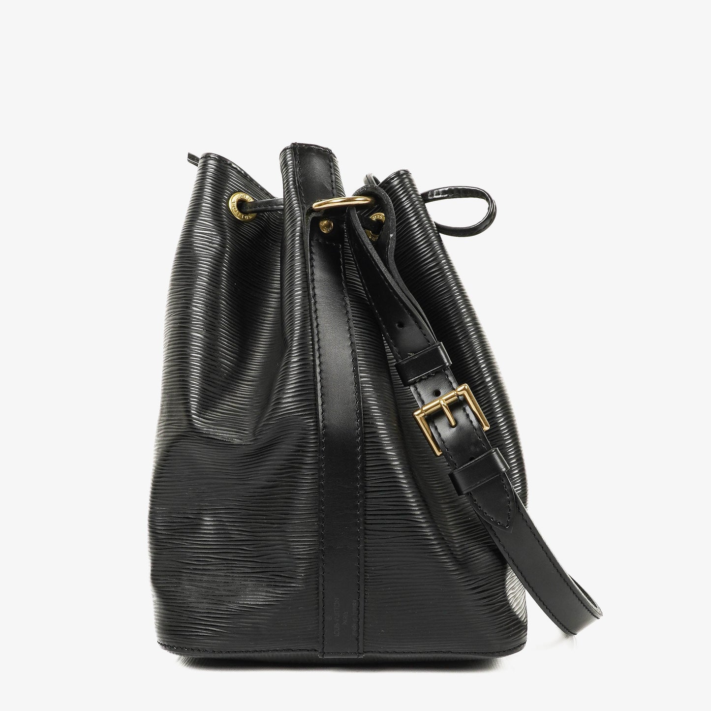 Louis Vuitton Petit Noe Schultertasche aus schwarzem Epi Leder