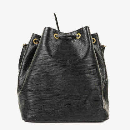 Louis Vuitton Petit Noe Schultertasche aus schwarzem Epi Leder
