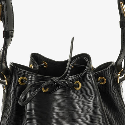 Louis Vuitton Petit Noe Schultertasche aus schwarzem Epi Leder