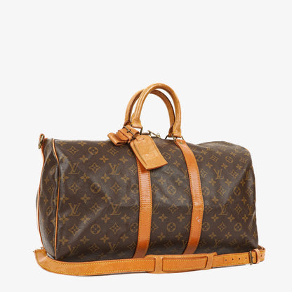 Louis Vuitton Keepall 45 Bandoulière Reisetasche aus Monogram Canvas