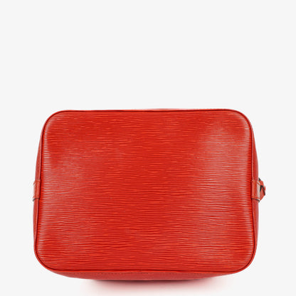 Louis Vuitton Petit Noe Schultertasche aus rotem EPI Leder
