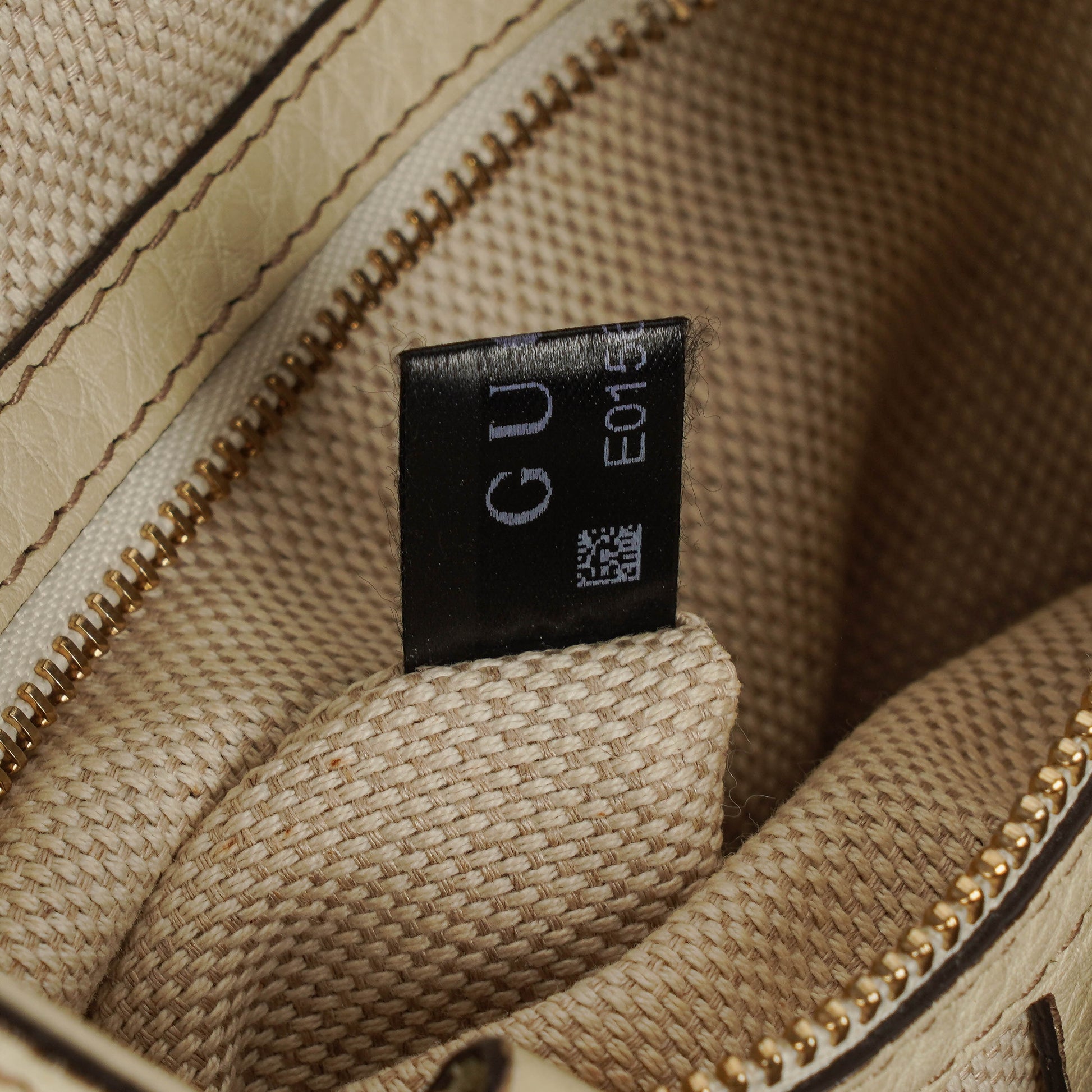 Gucci Soho Tote Bag aus neutralfarbenem Leder