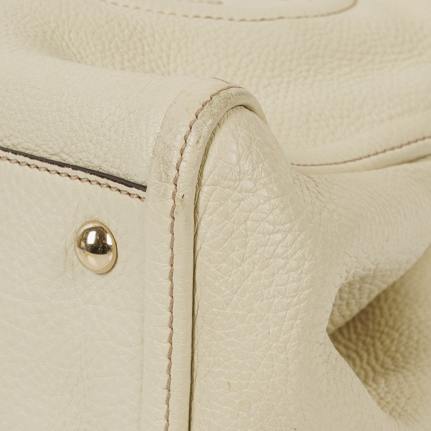 Gucci Soho Tote Bag aus neutralfarbenem Leder