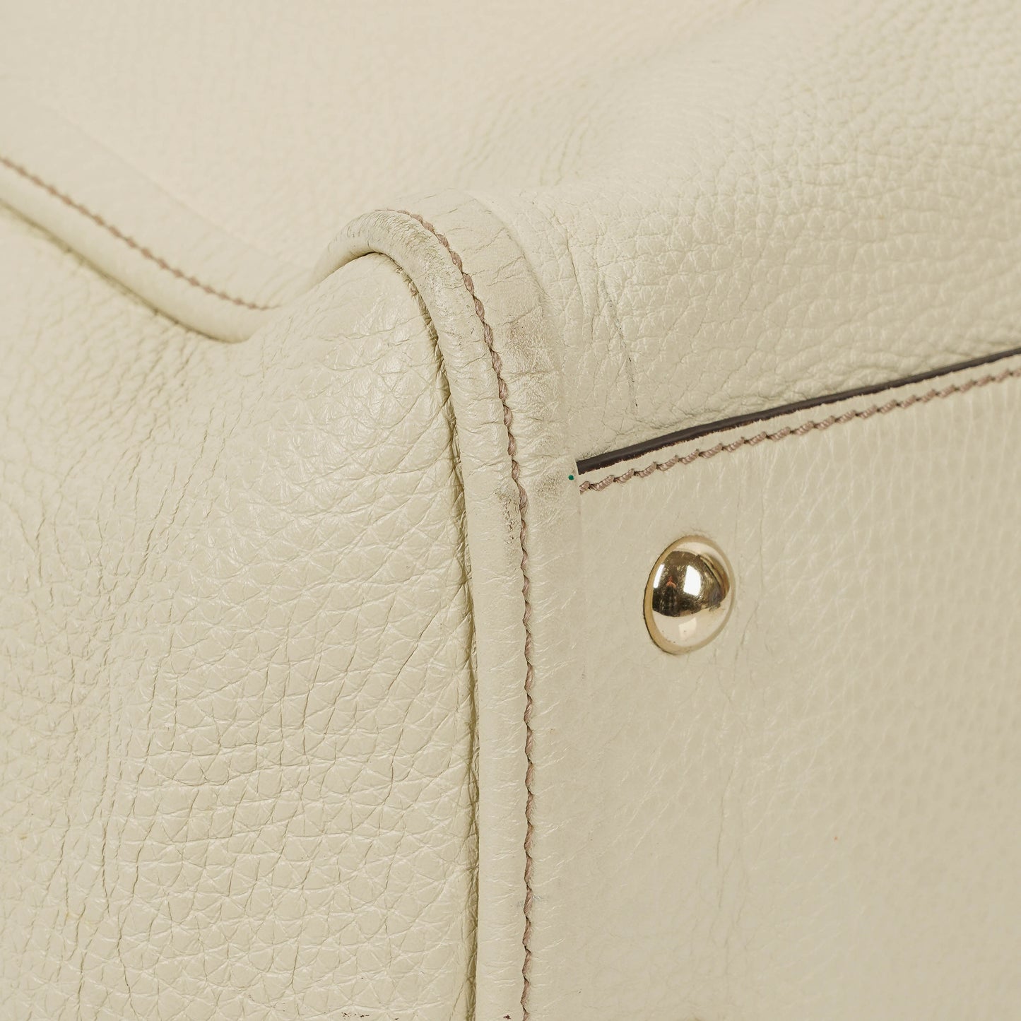 Gucci Soho Tote Bag aus neutralfarbenem Leder