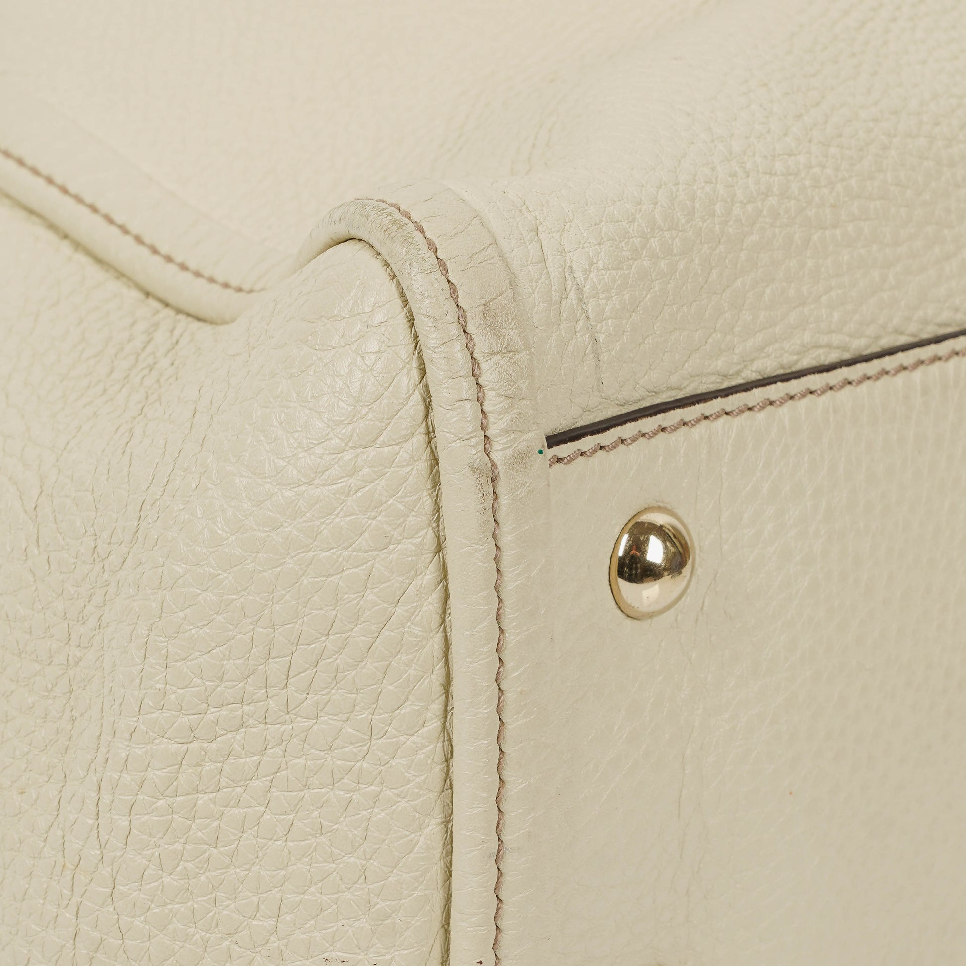 Gucci Soho Tote Bag aus neutralfarbenem Leder