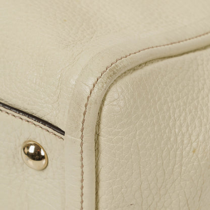 Gucci Soho Tote Bag aus neutralfarbenem Leder