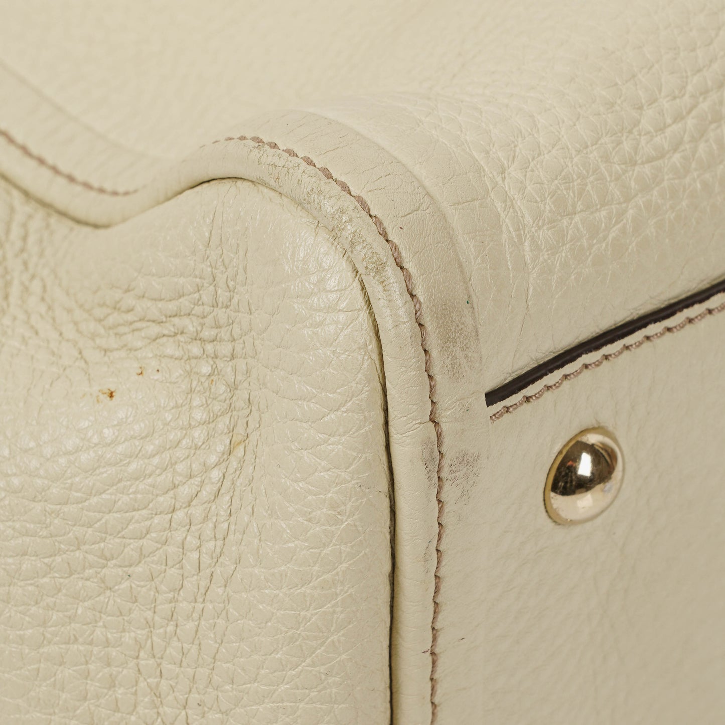 Gucci Soho Tote Bag aus neutralfarbenem Leder