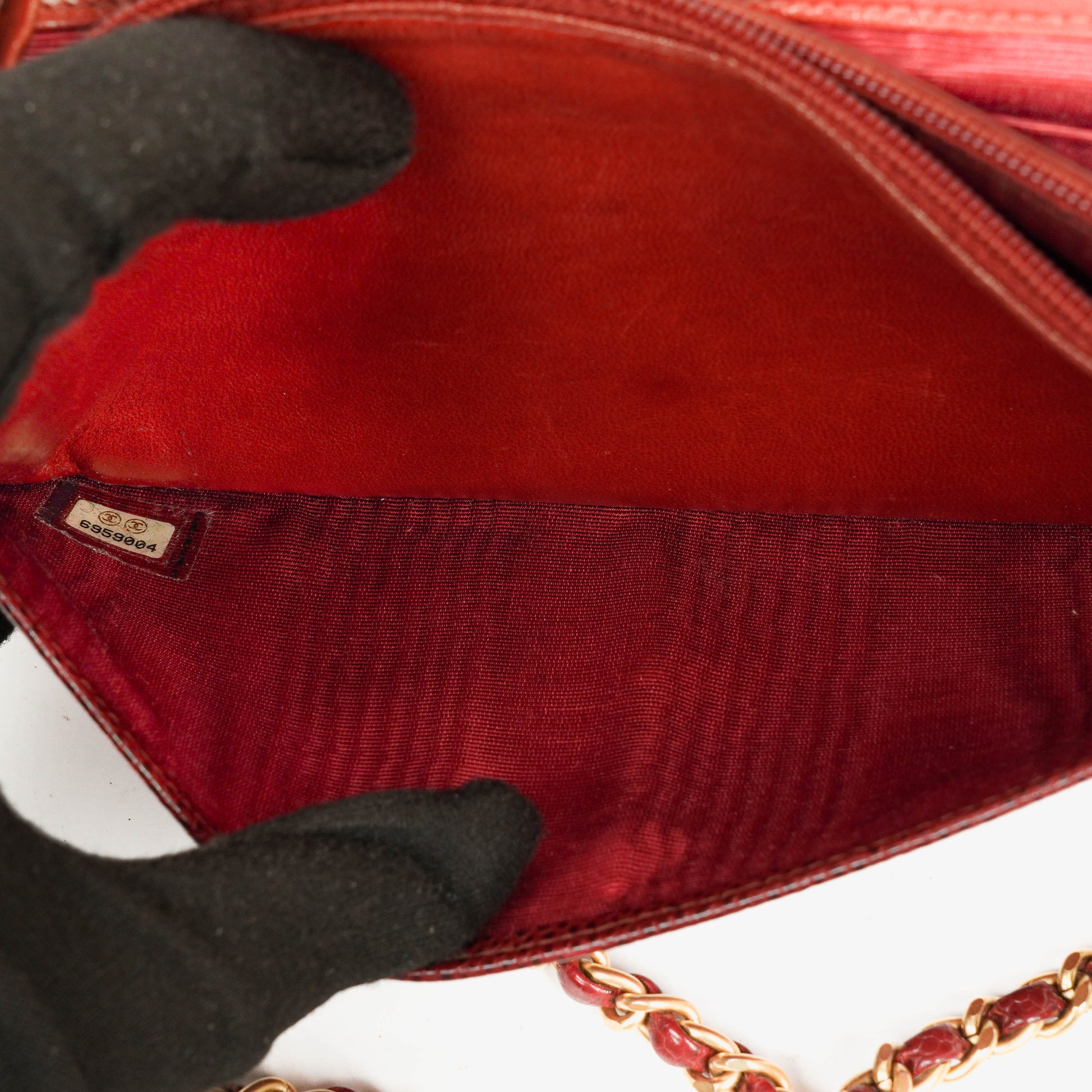Chanel Timeless Wallet on Chain aus Caviar-Leder WOC