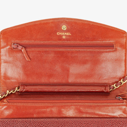 Chanel Timeless Wallet on Chain aus Caviar-Leder WOC