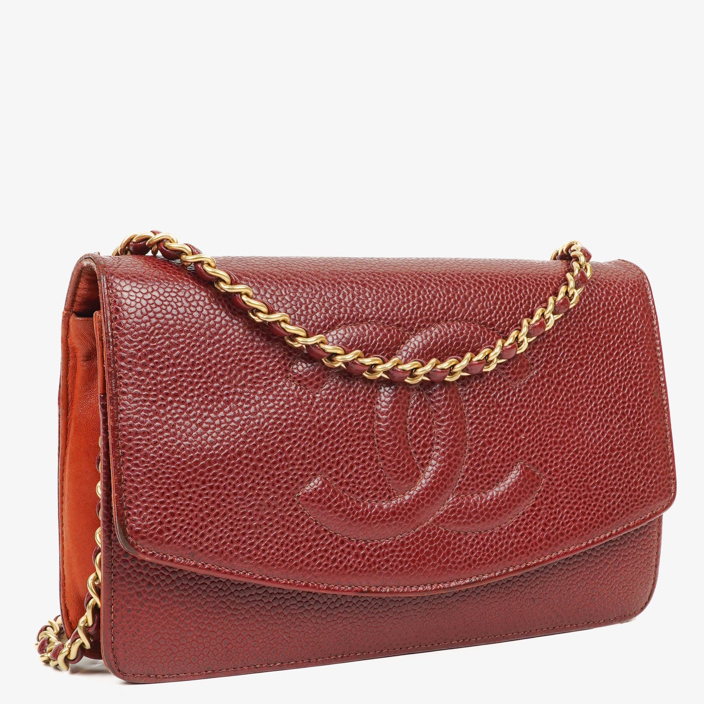Chanel Timeless Wallet on Chain aus Caviar-Leder WOC