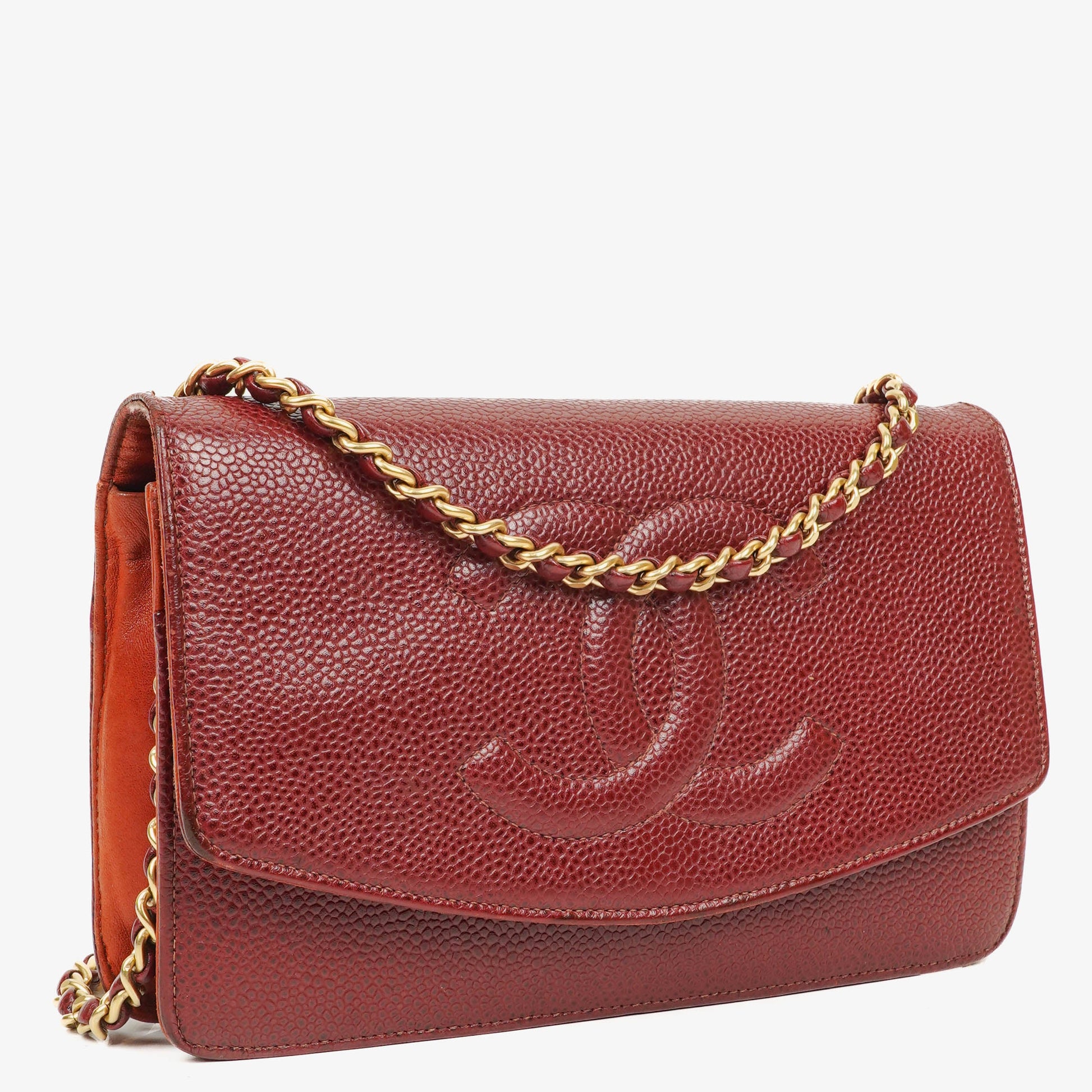 Chanel Timeless Wallet on Chain aus Caviar-Leder WOC