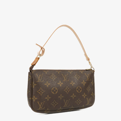 Louis Vuitton Pochette Accessoires Clutch aus Monogram Canvas
