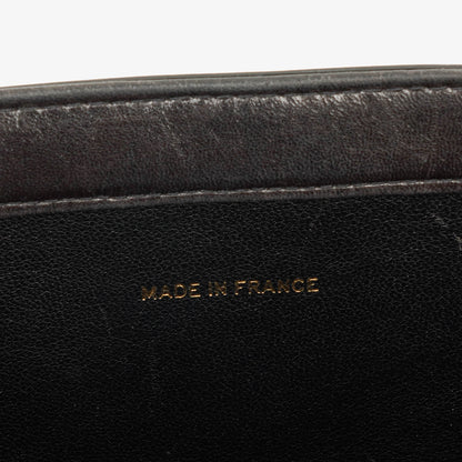 Chanel Tote Tasche aus schwarzem Lackleder