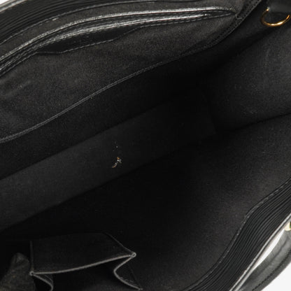 Louis Vuitton Sac Plat Tasche aus schwarzem Epi-Leder