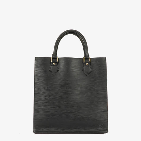 Louis Vuitton Sac Plat Tasche aus schwarzem Epi-Leder