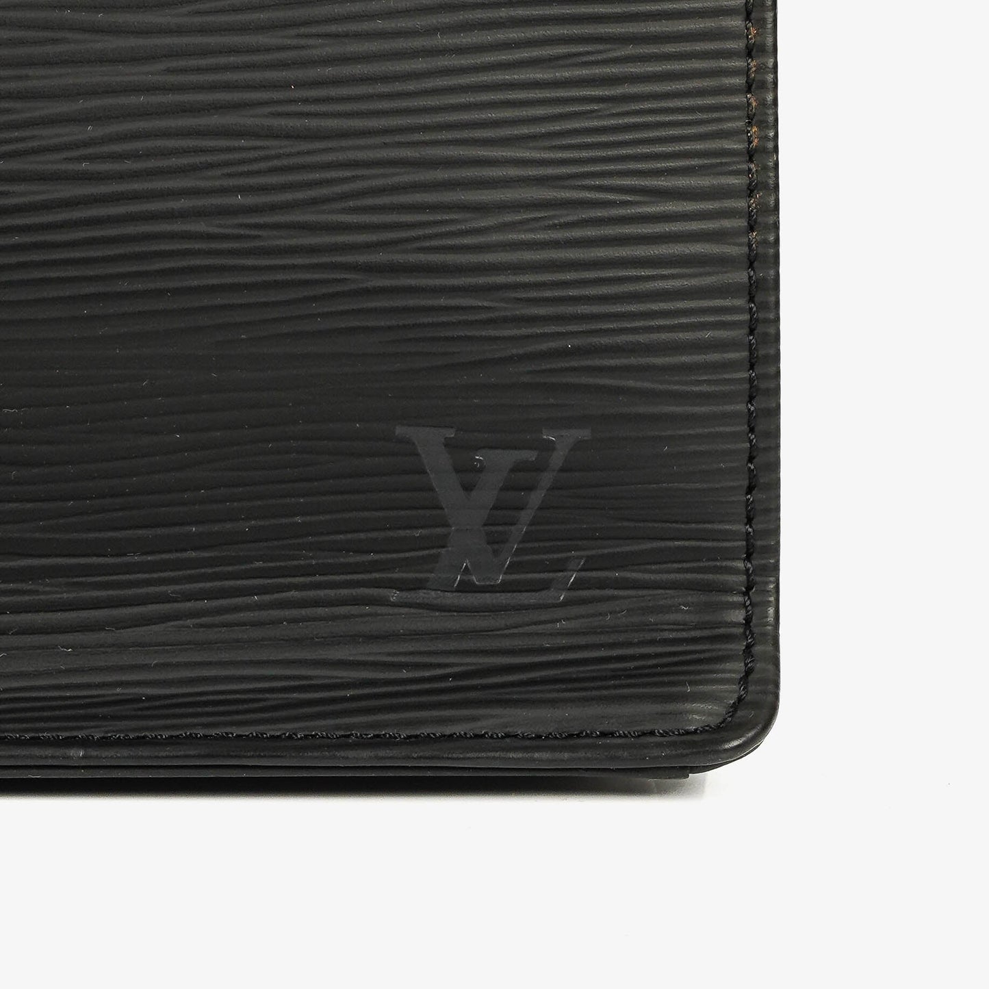 Louis Vuitton Sac Plat Tasche aus schwarzem Epi-Leder
