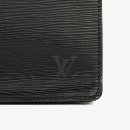 Louis Vuitton Sac Plat Tasche aus schwarzem Epi-Leder