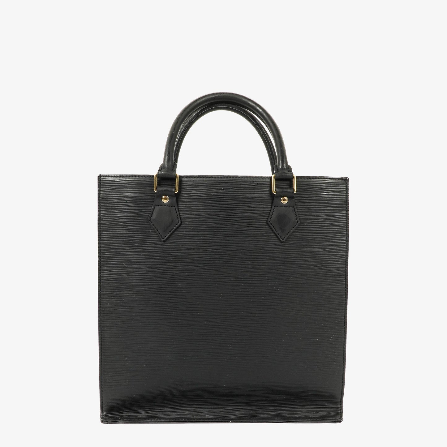 Louis Vuitton Sac Plat Tasche aus schwarzem Epi-Leder