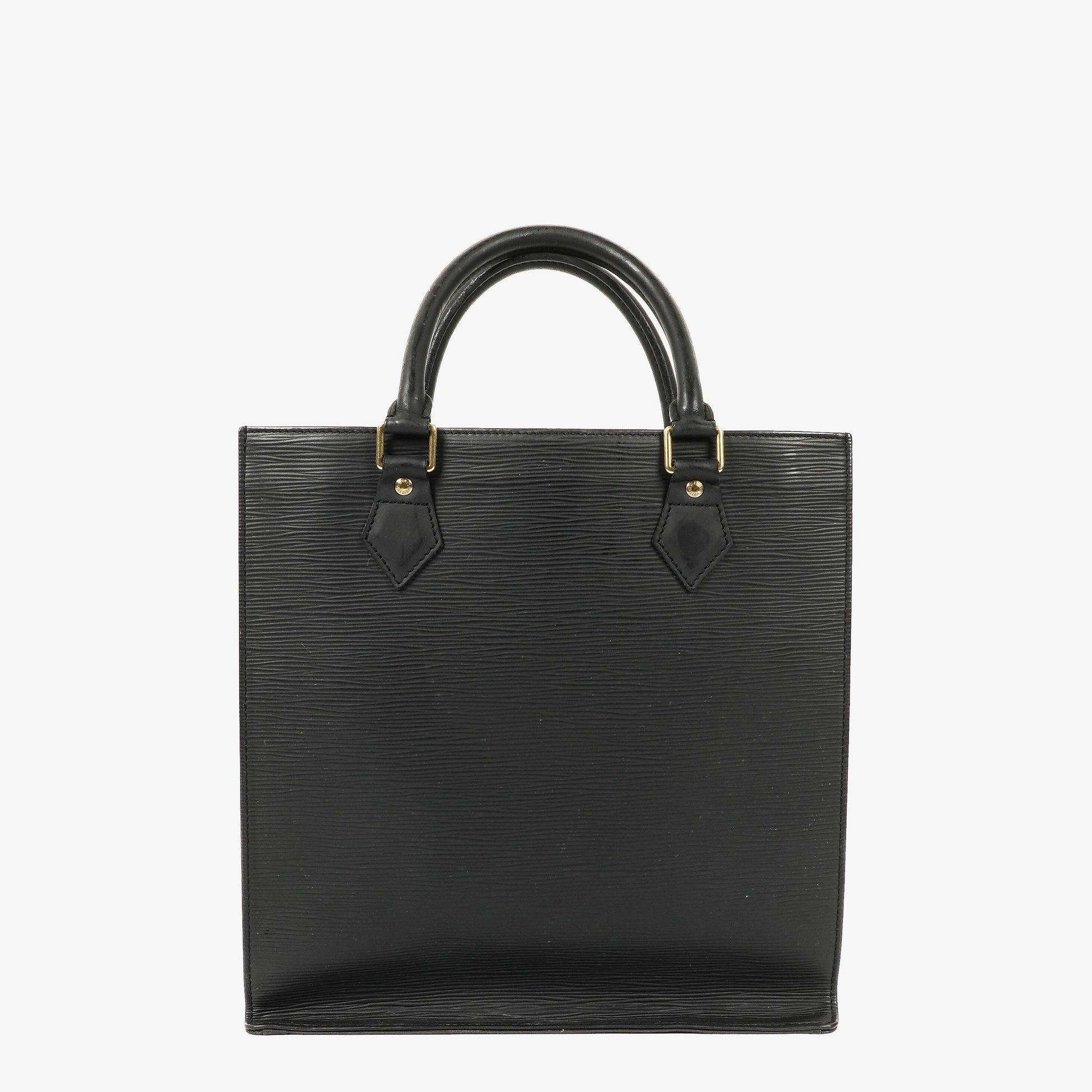 Louis Vuitton Sac Plat Tasche aus schwarzem Epi-Leder