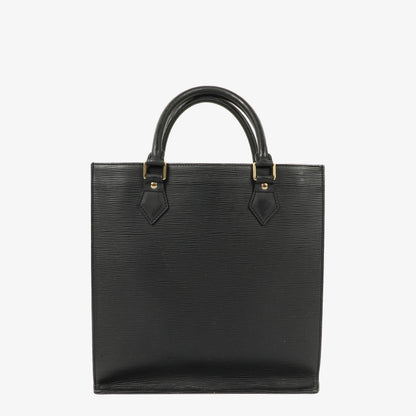 Louis Vuitton Sac Plat Tasche aus schwarzem Epi-Leder