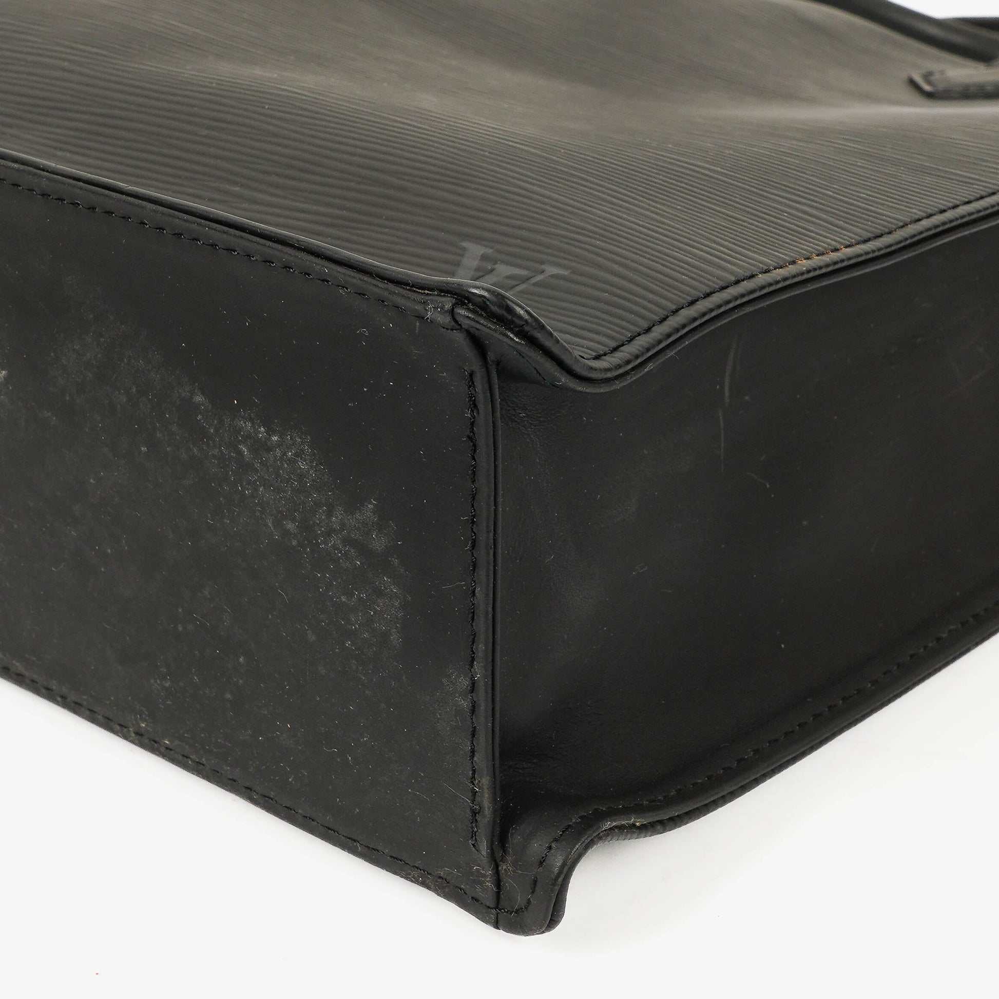 Louis Vuitton Sac Plat Tasche aus schwarzem Epi-Leder