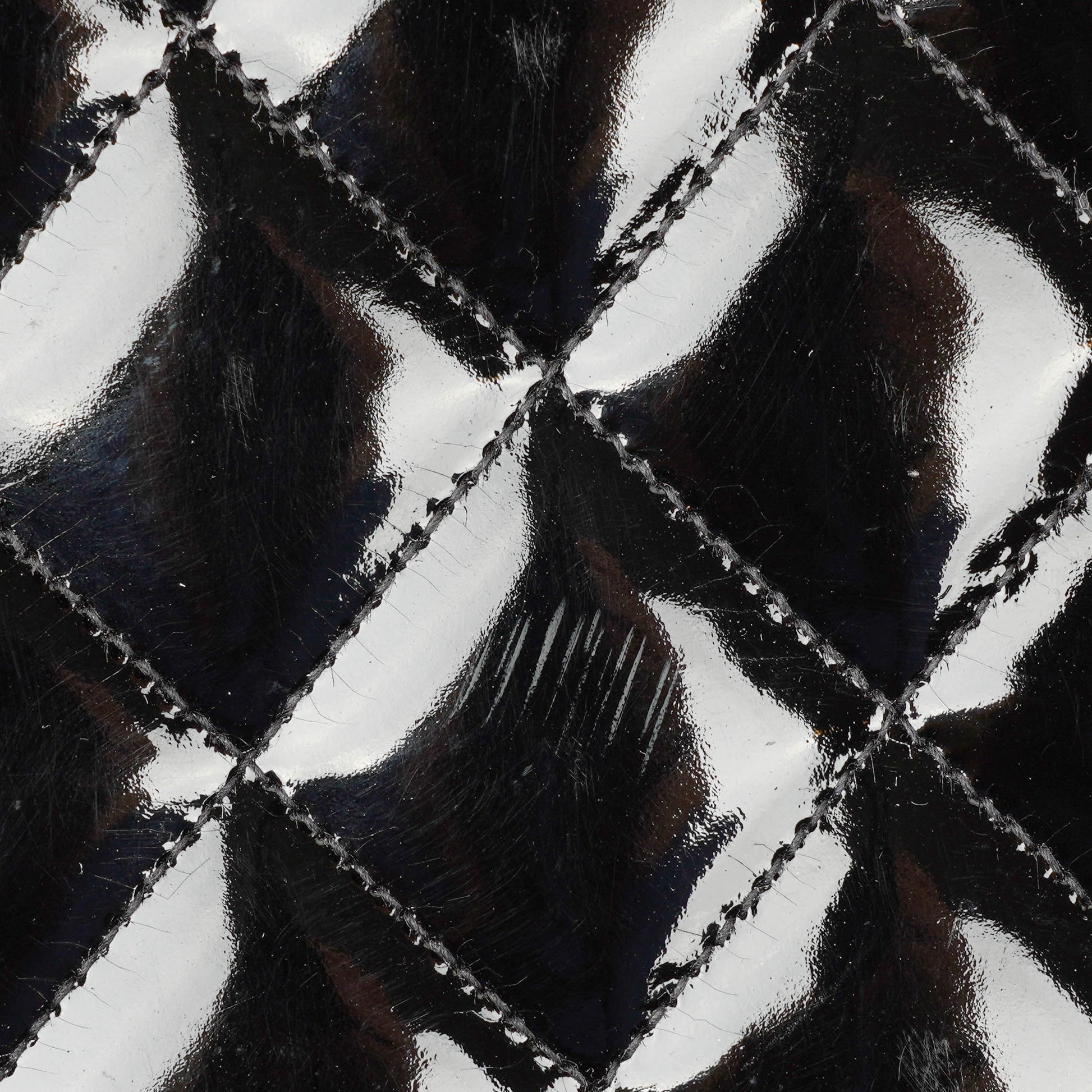 Chanel Tote Tasche aus schwarzem Lackleder