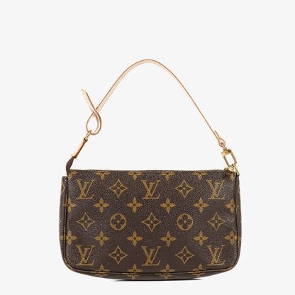 Louis Vuitton Pochette Accessoires Clutch aus Monogram Canvas