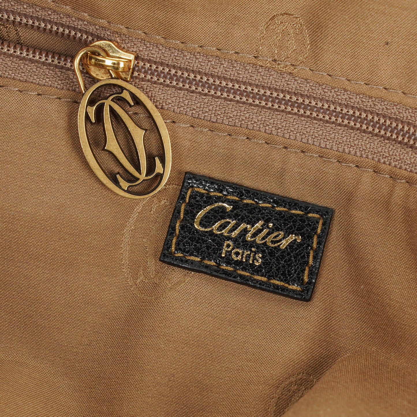 Cartier Marcello de Cartier Henkeltasche aus genarbtem Leder