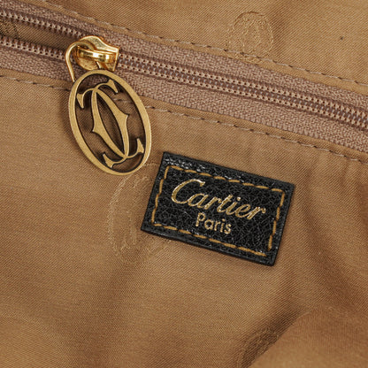 Cartier Marcello de Cartier Henkeltasche aus genarbtem Leder