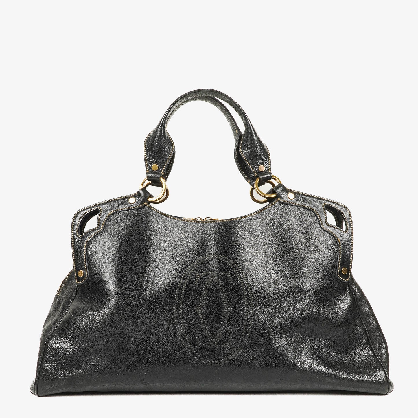 Cartier Marcello de Cartier Henkeltasche aus genarbtem Leder