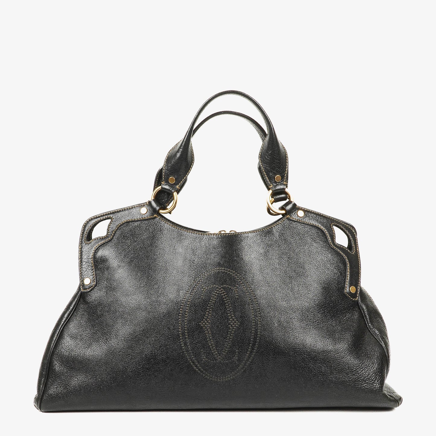 Cartier Marcello de Cartier Henkeltasche aus genarbtem Leder