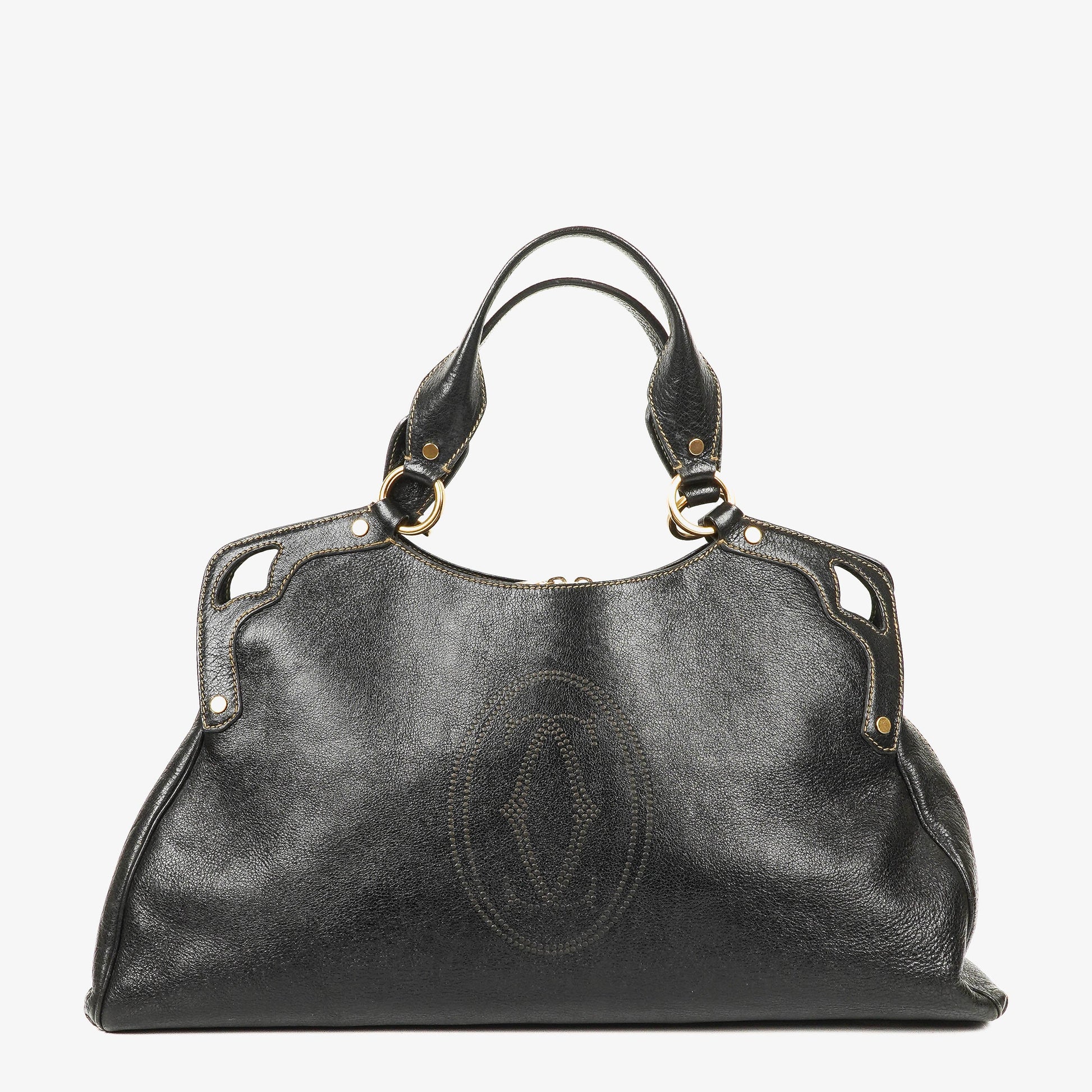 Cartier Marcello de Cartier Henkeltasche aus genarbtem Leder
