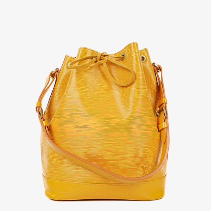 Louis Vuitton Noe Grande GM Schultertasche aus gelbem Epi-Leder