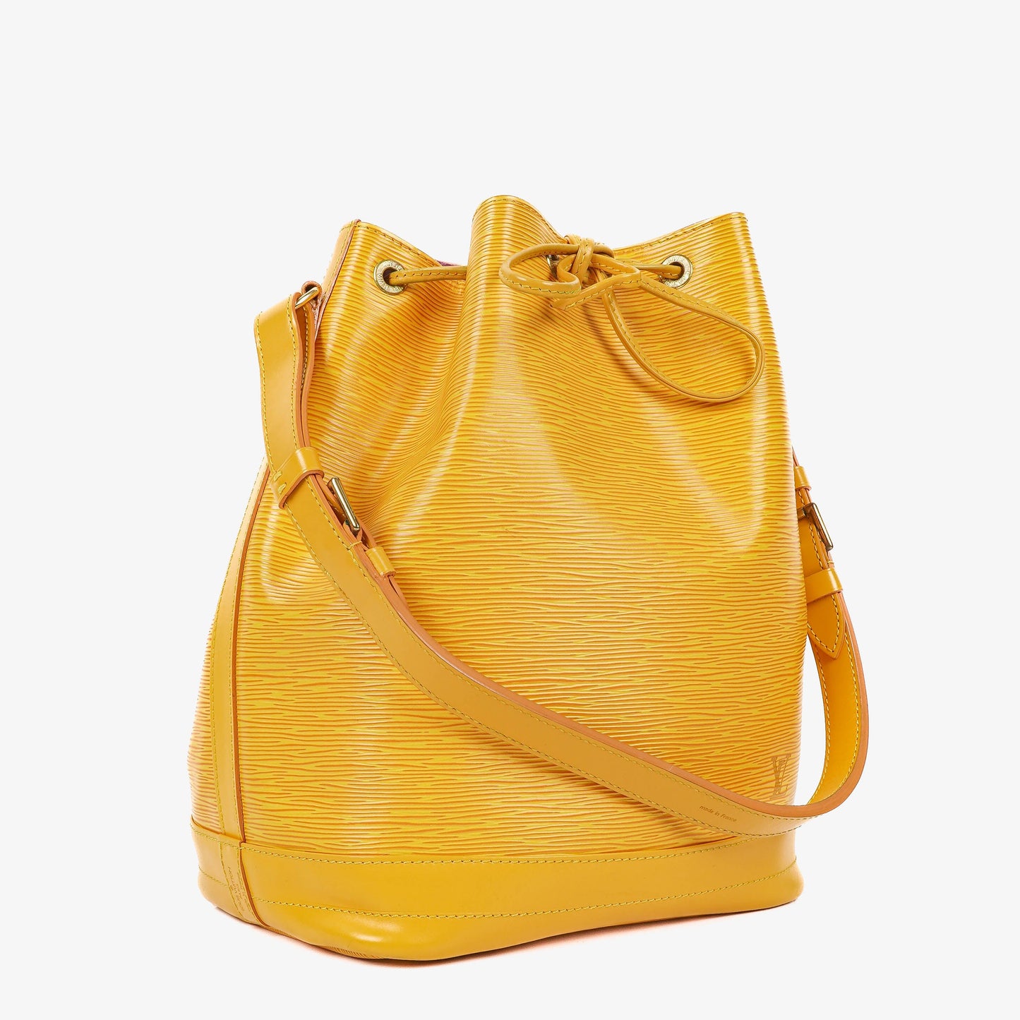 Louis Vuitton Noe Grande GM Schultertasche aus gelbem Epi-Leder