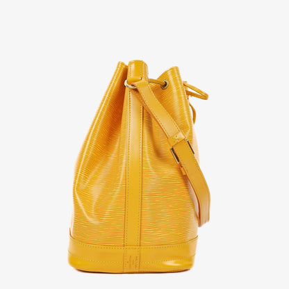 Louis Vuitton Noe Grande GM Schultertasche aus gelbem Epi-Leder