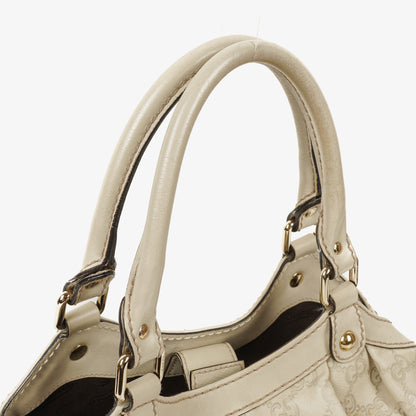 Gucci Sukey Hobo Bag aus neutralfarbenem Guccissima Leder
